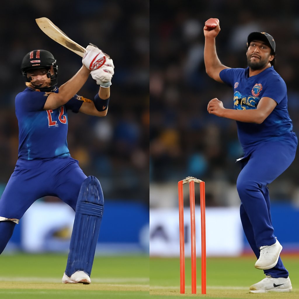 Player Stats Comparison Between Kohli and Sharma