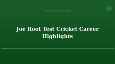 Joe Root Test Cricket Career Highlights