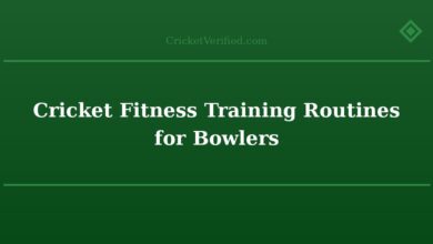 Cricket Fitness Training Routines for Bowlers