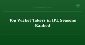 Top Wicket Takers in IPL Seasons Ranked