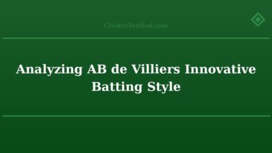 Analyzing AB de Villiers Innovative Batting Style