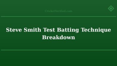 Steve Smith Test Batting Technique Breakdown