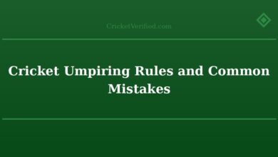 Cricket Umpiring Rules and Common Mistakes